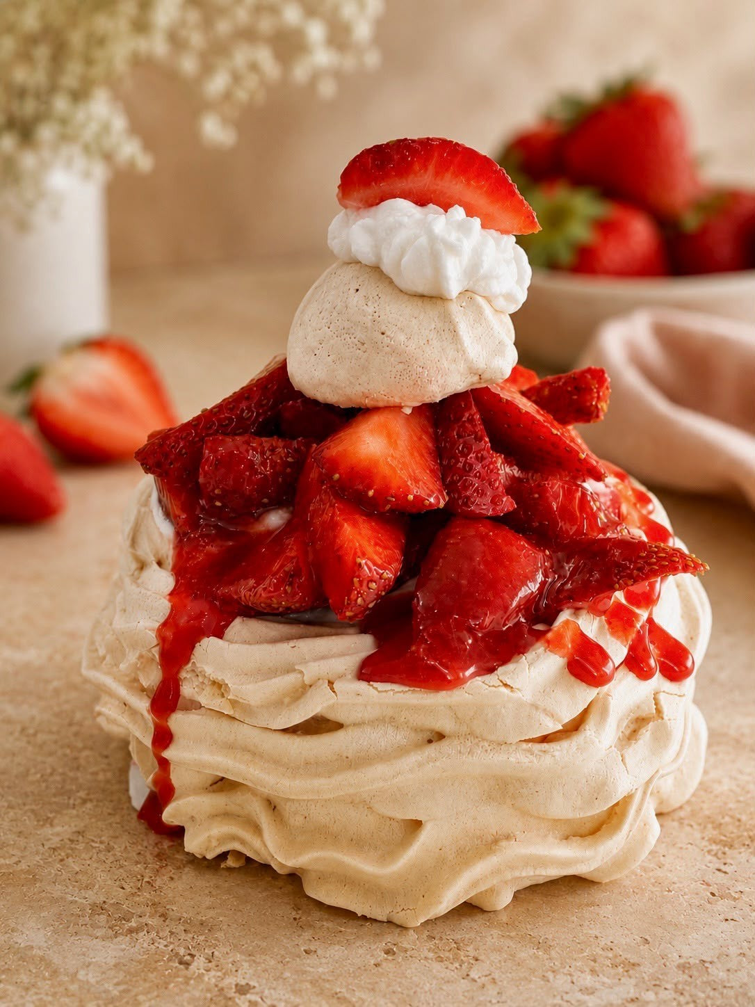 Mini Pavlova Strawberry